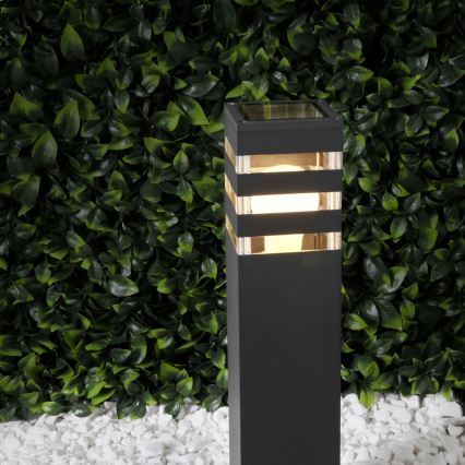 Buitenlamp TEKSAS 1xE27/12W/230V IP44 44 cm grafiet