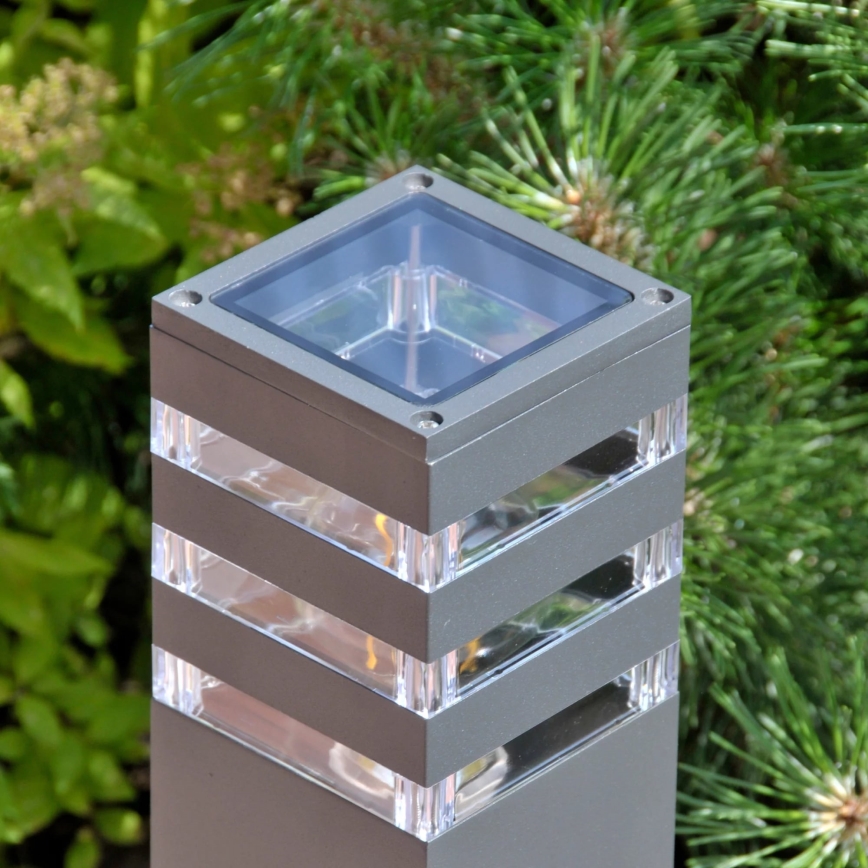 Buitenlamp TEKSAS 1xE27/12W/230V IP44 44 cm grafiet