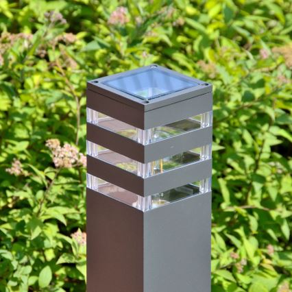Buitenlamp TEKSAS 1xE27/12W/230V IP44 44 cm grafiet