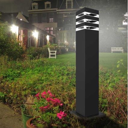 Buitenlamp TEKSAS 1xE27/12W/230V IP44 44 cm grafiet