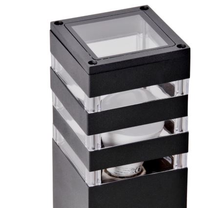 Buitenlamp TEKSAS 1xE27/12W/230V IP44 44 cm grafiet