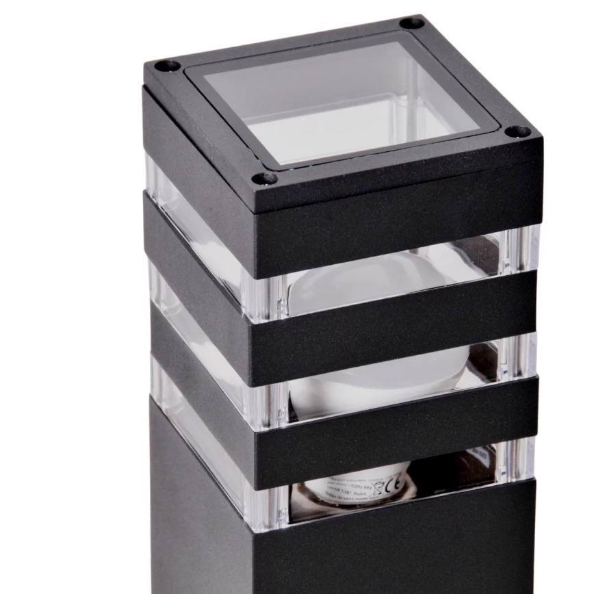 Buitenlamp TEKSAS 1xE27/12W/230V IP44 44 cm grafiet