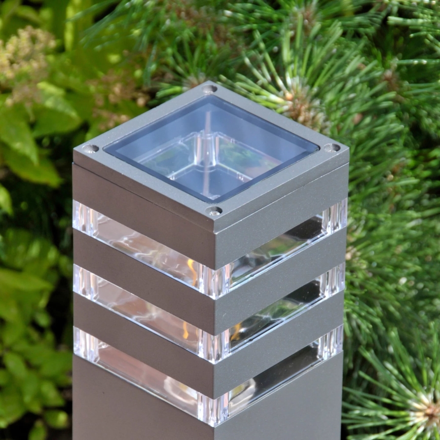 Buitenlamp TEKSAS 1xE27/12W/230V IP44 74 cm grafiet