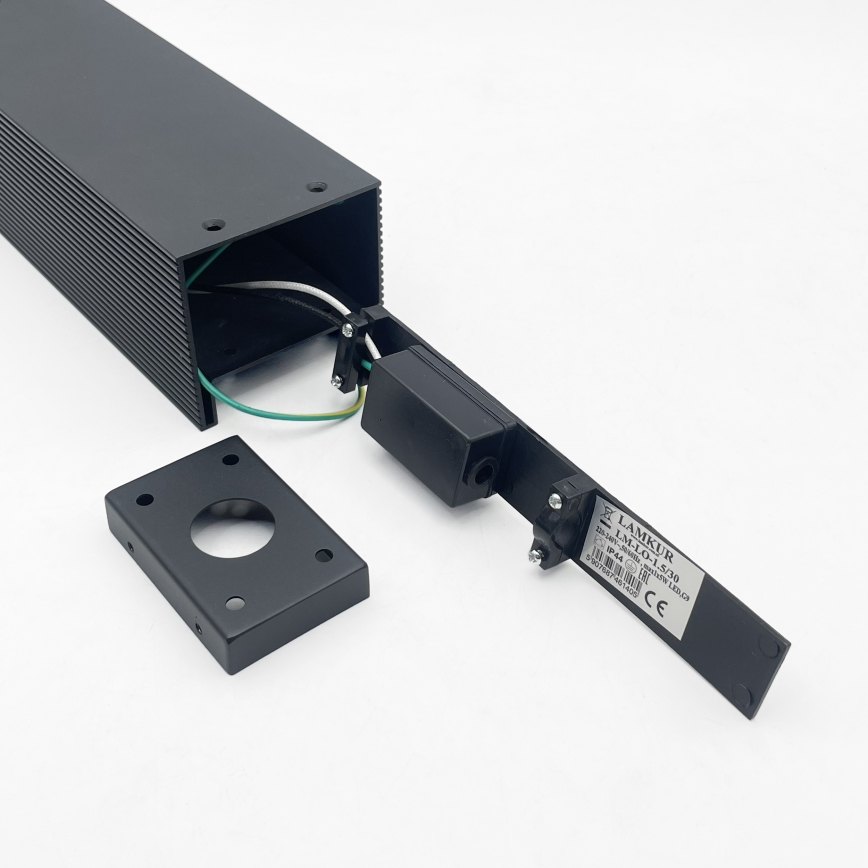 Buitenlamp VESPER 1xG9/5W/230V IP44 30 cm zwart