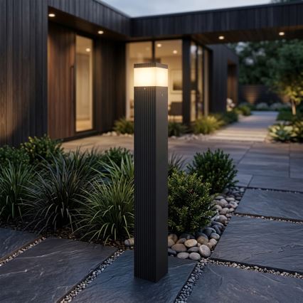 Buitenlamp VESPER 1xG9/5W/230V IP44 80 cm zwart