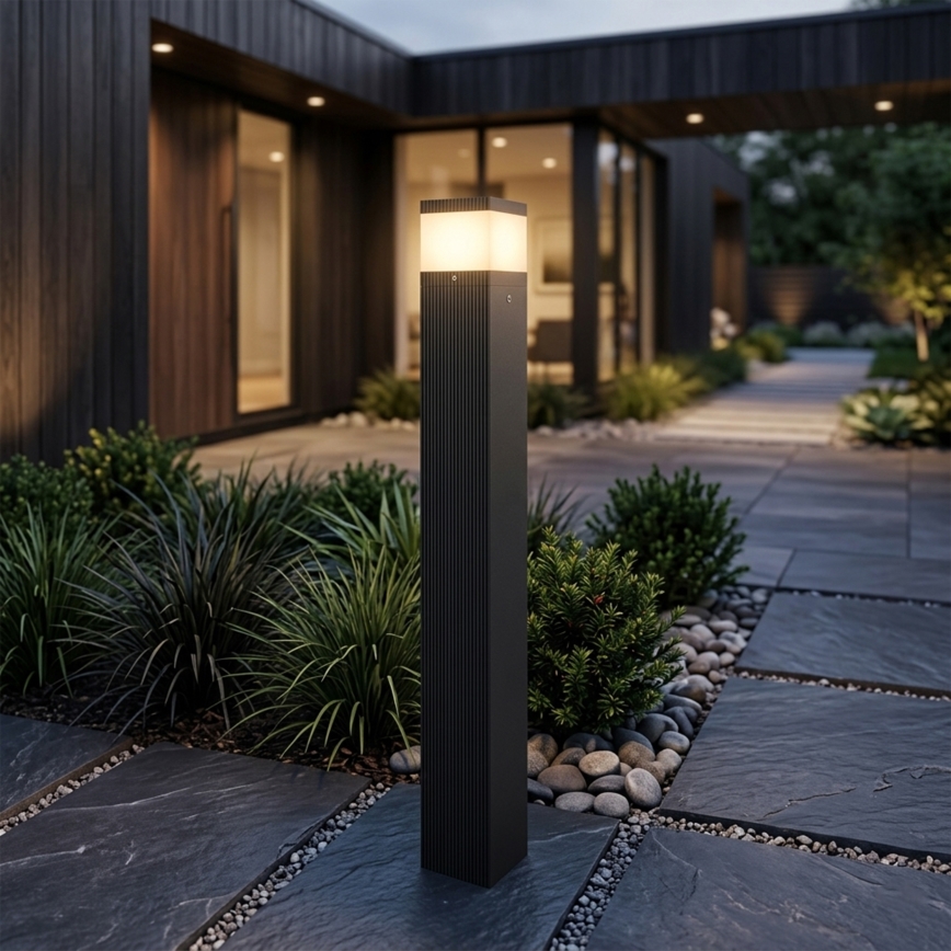 Buitenlamp VESPER 1xG9/5W/230V IP44 80 cm zwart
