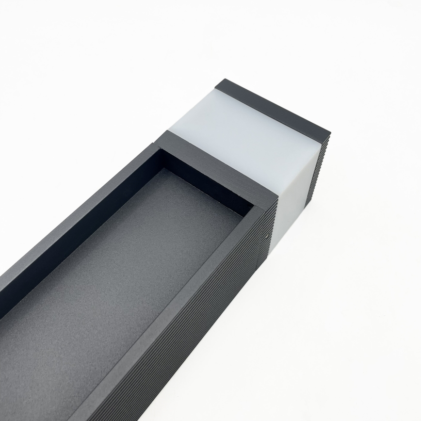 Buitenlamp VESPER 1xG9/5W/230V IP44 80 cm zwart