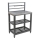 Buitenmodule tafel 80x47x123 cm zwart/roestvrij staal