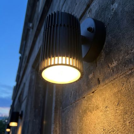 Buitenmuurspot LANTHEA 1xGU10/11W/230V IP44 zwart
