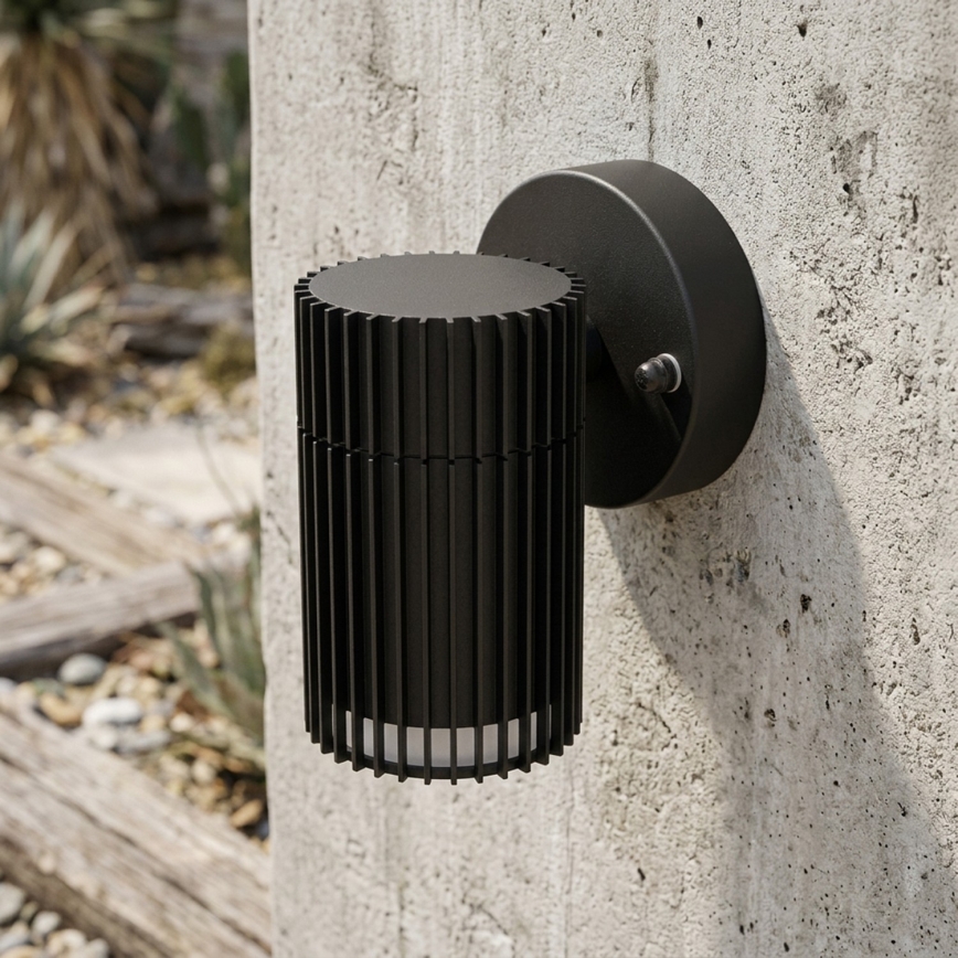 Buitenmuurspot LANTHEA 1xGU10/11W/230V IP44 zwart