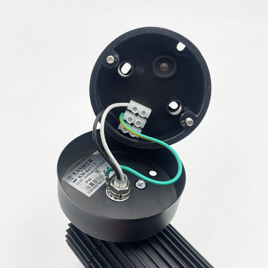 Buitenmuurspot LANTHEA 1xGU10/11W/230V IP44 zwart