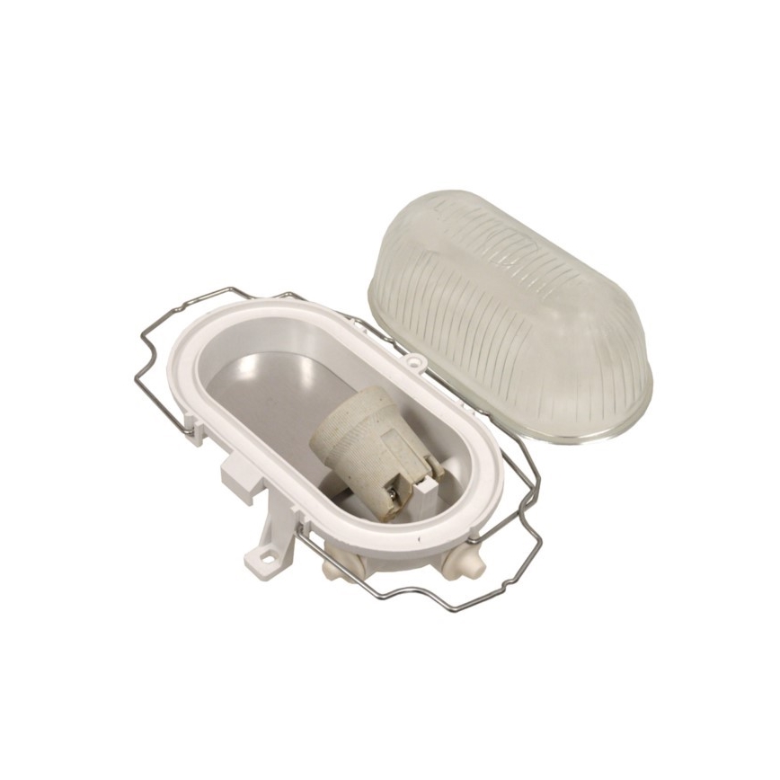 Buitenplafondlamp RADUS 1xE27/60W/230V IP54 wit
