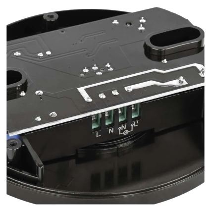 Buitensensor voor beweging en schemering PIR 2000W/230V IP65 zwart