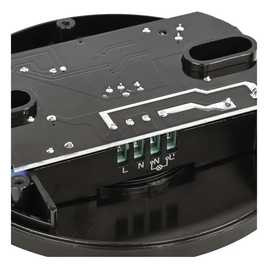 Buitensensor voor beweging en schemering PIR 2000W/230V IP65 zwart