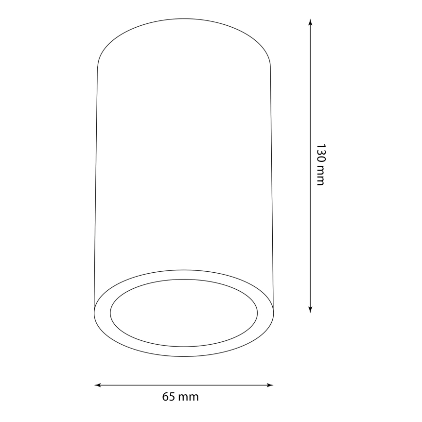 Buitenspot ATLANTA 1xGU10/10W/230V IP54 zwart