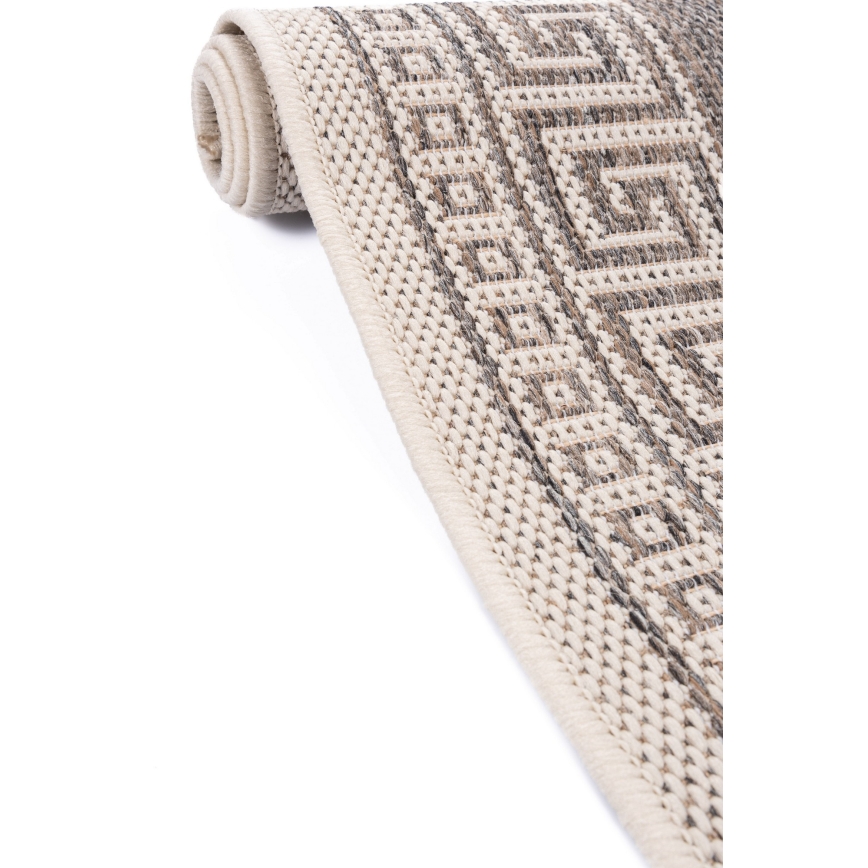 Buitentapijt EXPRESS NEW OUTDOOR 80x150 cm grijs/beige