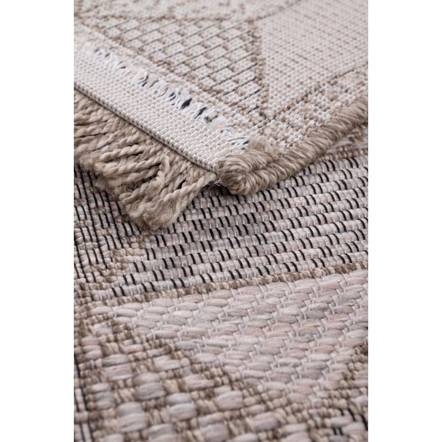 Buitentapijt ORIA 120x170 cm grijs/beige