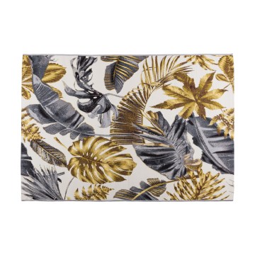 Buitenvloerkleed CAPPUCCINO 80x165 cm goud/grijs
