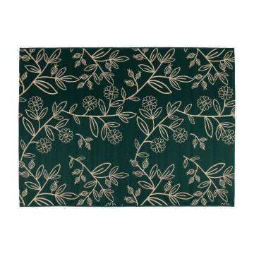 Buitenvloerkleed JUNGLE 160x220 cm groen/bladmotief