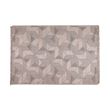 Buitenvloerkleed ORIA 160 x 220 cm grijs/beige