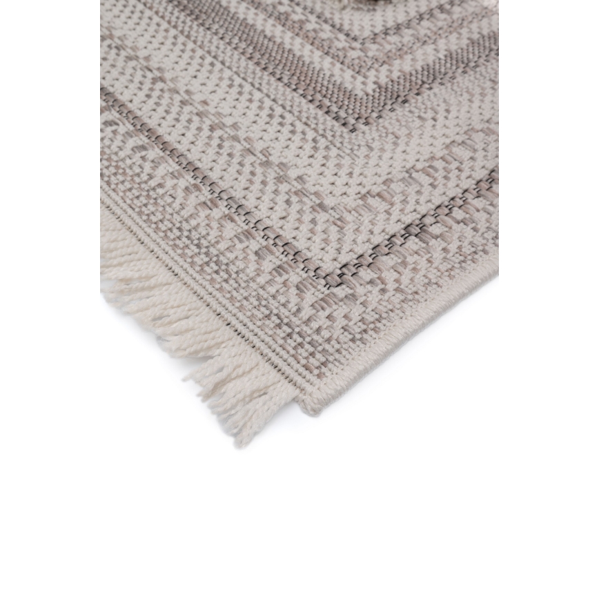 Buitenvloerkleed ORIA 70 x 140 cm grijs
