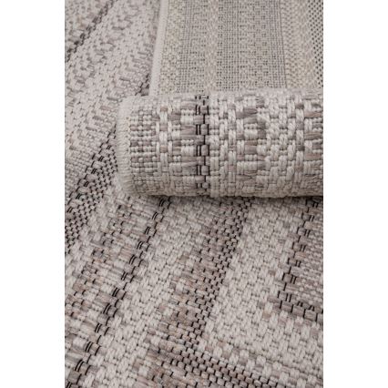 Buitenvloerkleed ORIA 70 x 140 cm grijs