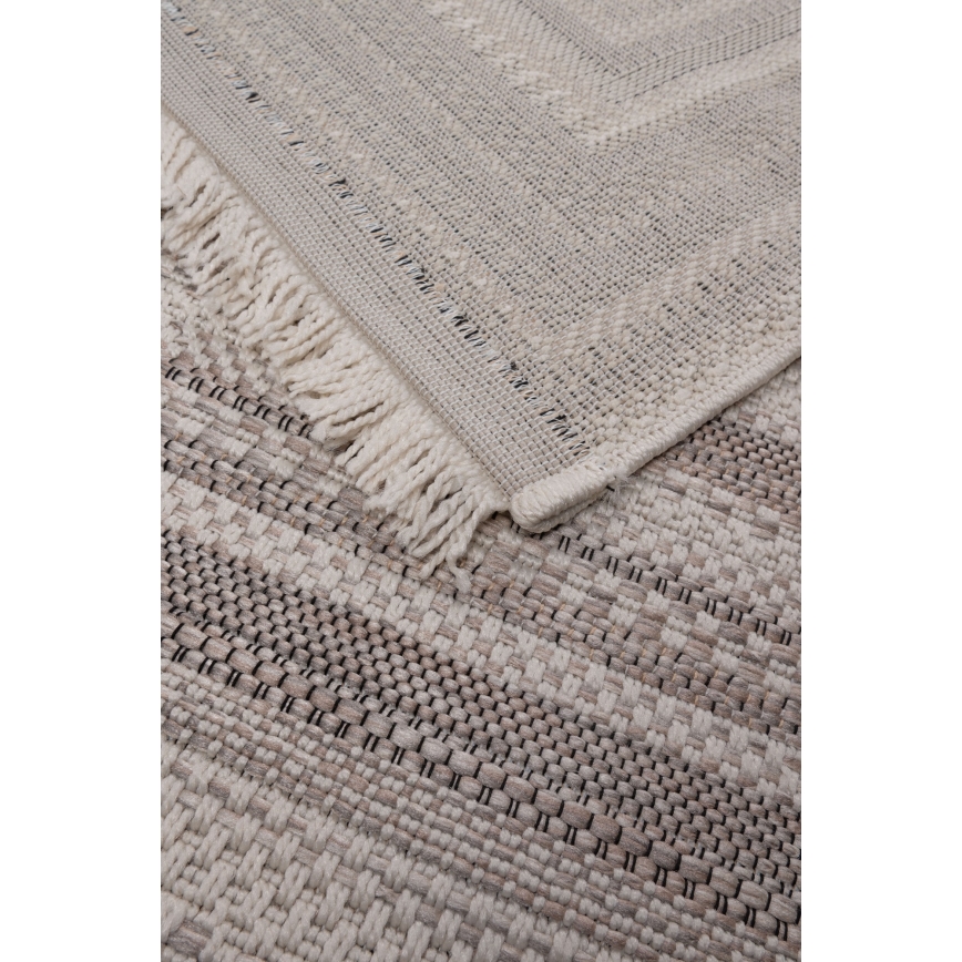 Buitenvloerkleed ORIA 70 x 140 cm grijs