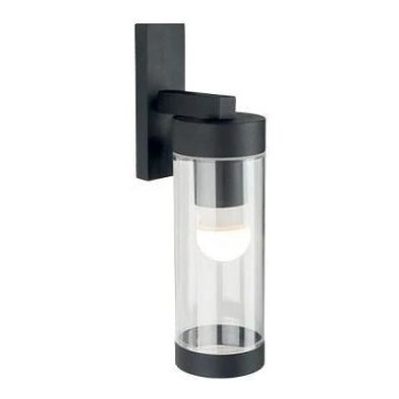 Buitenwandlamp 1x E27/60W/230V IP44 zwart