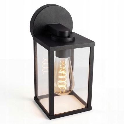 Buitenwandlamp 1xE27/25W/230V IP54 zwart