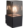 Buitenwandlamp 1xE27/40W/230V IP44 zwart