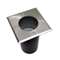 Buitenwandlamp 1xGU10/35W/230V IP44 mat chroom