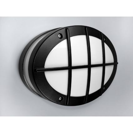 Buitenwandlamp GALLUN 1xE27/60W/230V IP54 zwart