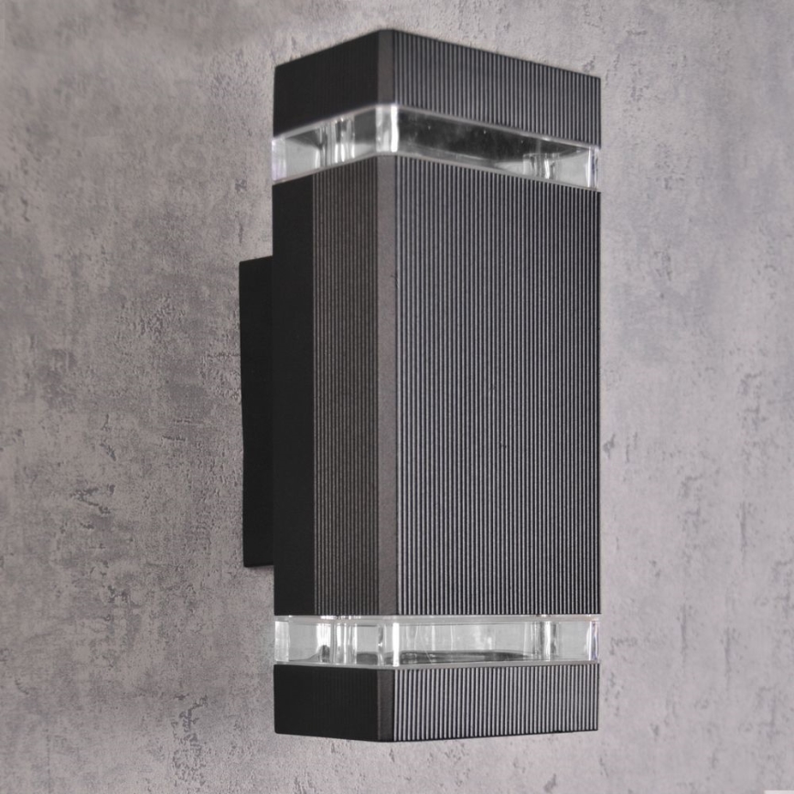 Buitenwandlamp GILBERT 2xGU10/10W/230V IP44