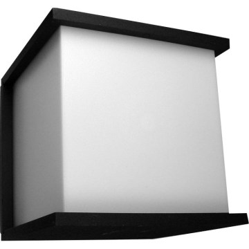 Buitenwandlamp JAVEN 1xE27/60W/230V IP44 zwart