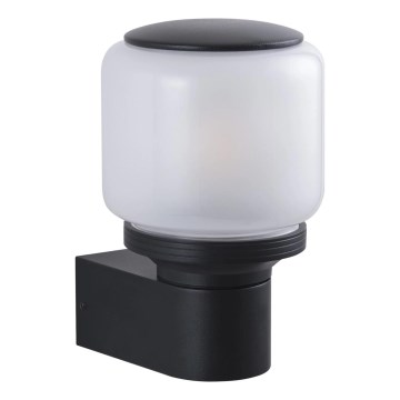 Buitenwandlamp MADRID 1xE27/12W/230V IP44 zwart