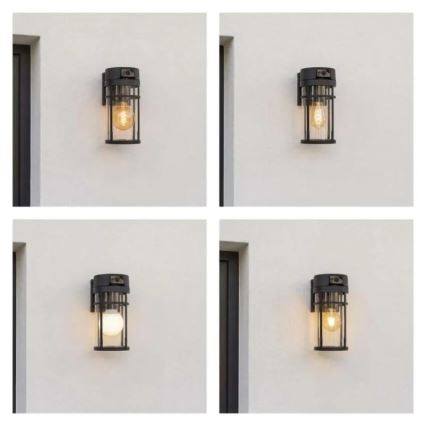 Buitenwandlamp met geïntegreerde camera GOSMART 1xE27/15W/230V Wi-Fi IP44