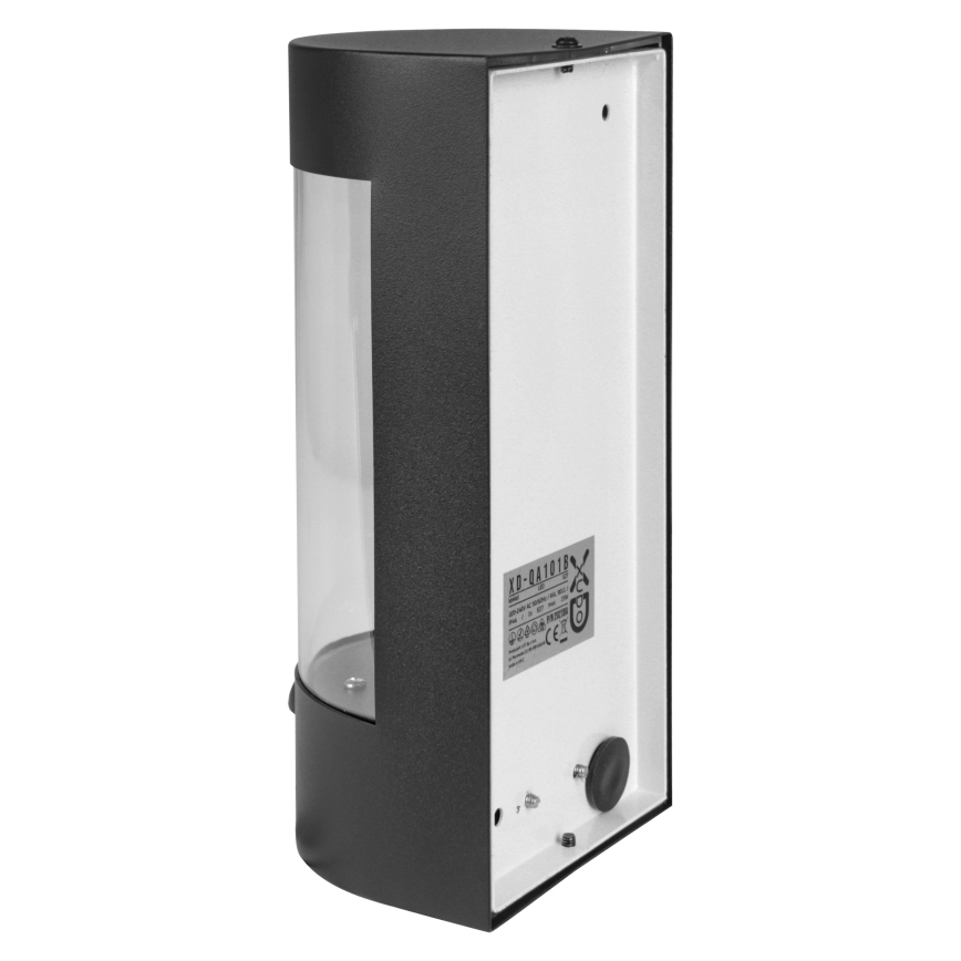 Buitenwandlamp met bewegingssensor 1xE27/15W/230V IP44 zwart