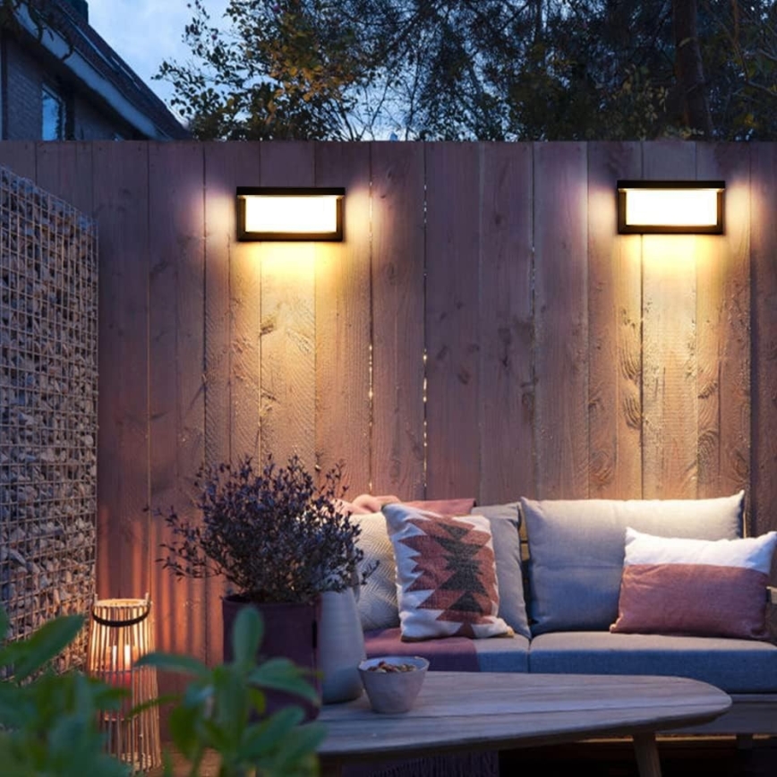 Buitenwandlamp NEELY LED/12W/230V IP54 zwart