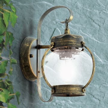 Buitenwandlamp TAVERNA 1xE27/60W/230V IP23 brons/patina