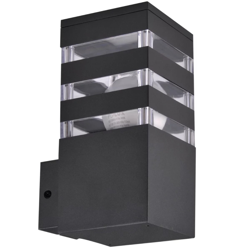 Buitenwandlamp TEKSAS 1xE27/12W/230V IP44 antraciet