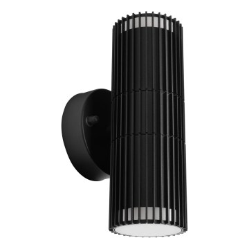 Buitenwandspot LANTHEA 2xGU10/11W/230V IP44 zwart