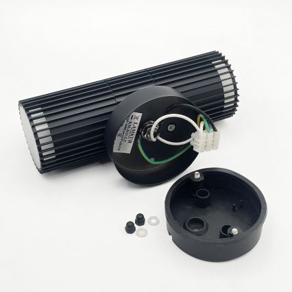 Buitenwandspot LANTHEA 2xGU10/11W/230V IP44 zwart