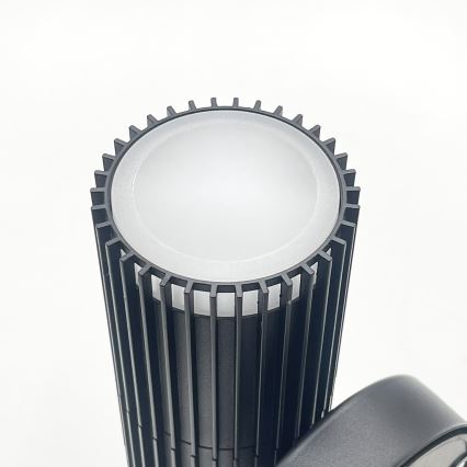 Buitenwandspot LANTHEA 2xGU10/11W/230V IP44 zwart
