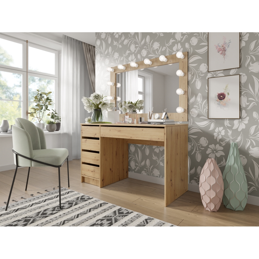 Bureau ADA 76x120 cm artisan eiken