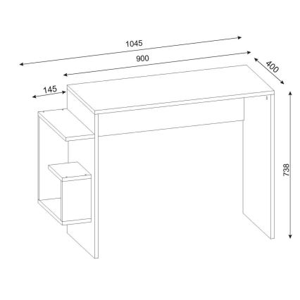 Bureau ALASKA 73,8x104,5 cm wit