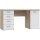 Bureau ARENO wit/sonoma-eik
