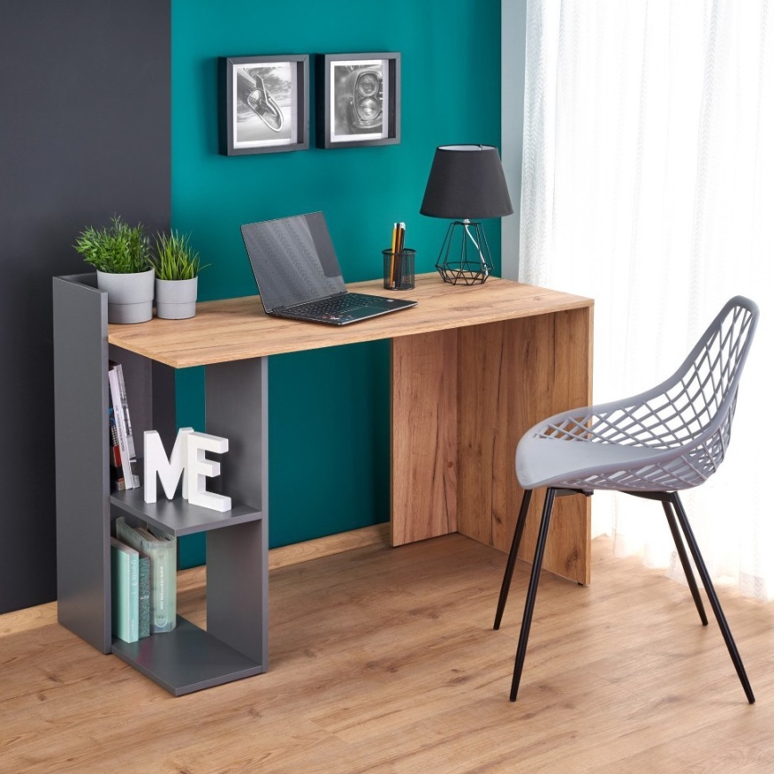 Bureau COZYRA Wotan-eik/antraciet