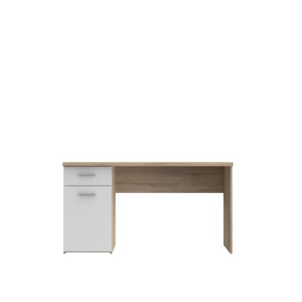Bureau GINO wit/sonoma eik