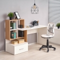 Bureau GORA eiken/wit