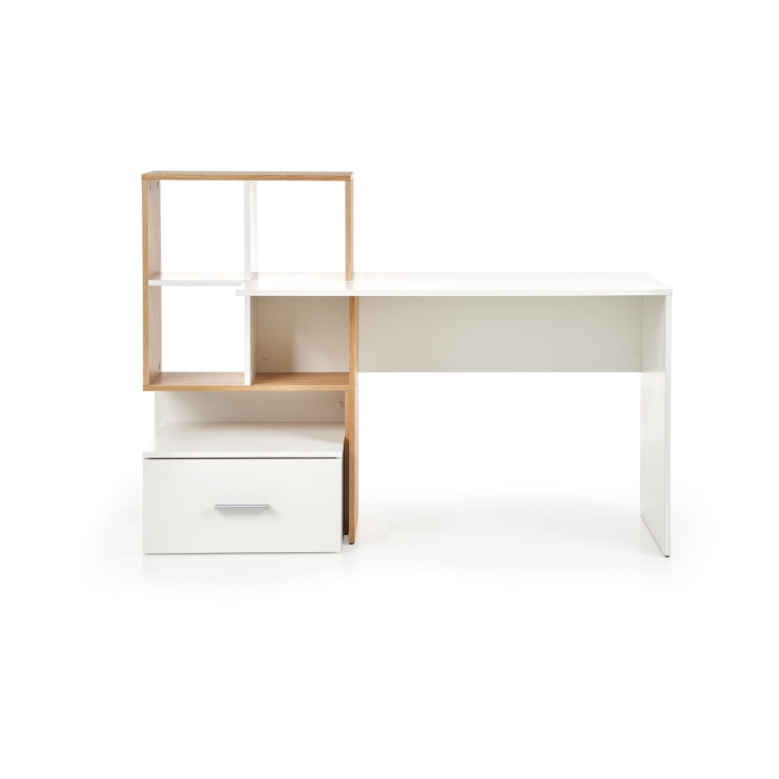 Bureau GORA eiken/wit